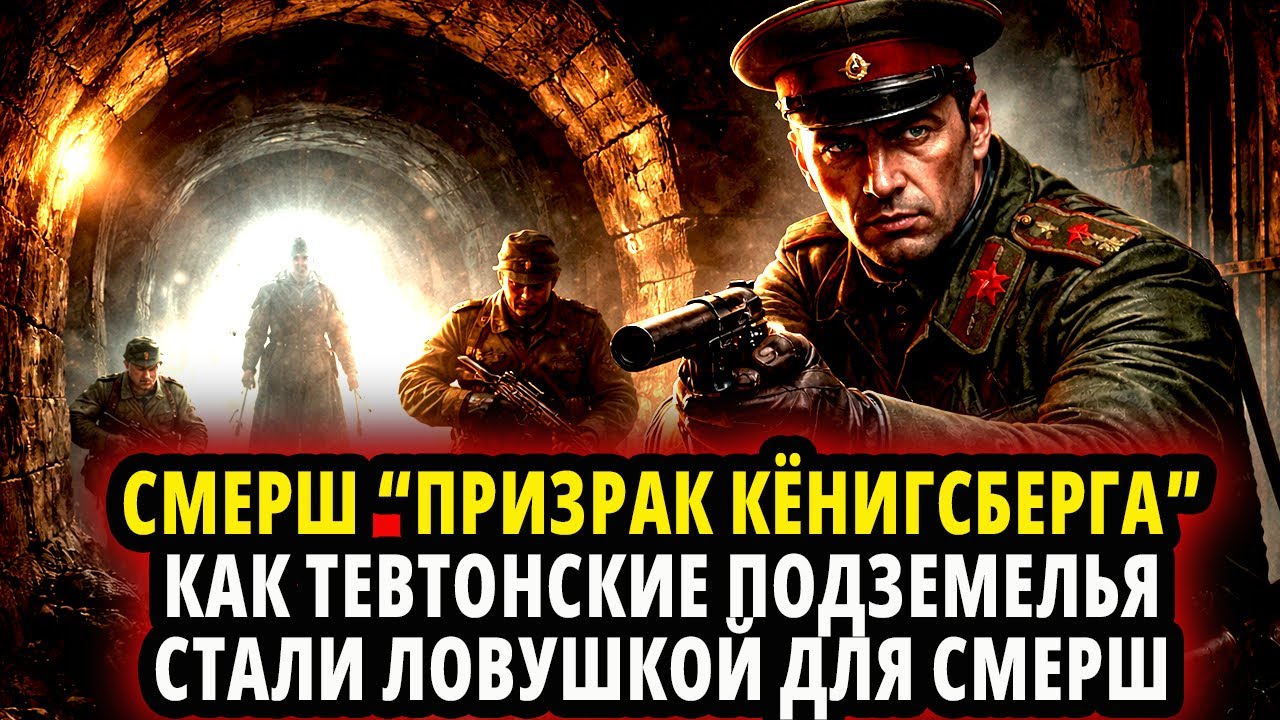 СМЕРШ “ПРИЗРАК КЁНИГСБЕРГА” КАК ТЕВТОНСКИЕ ПОДЗЕМЕЛЬЯ СТАЛИ ЛОВУШКОЙ ДЛЯ СМЕРШ