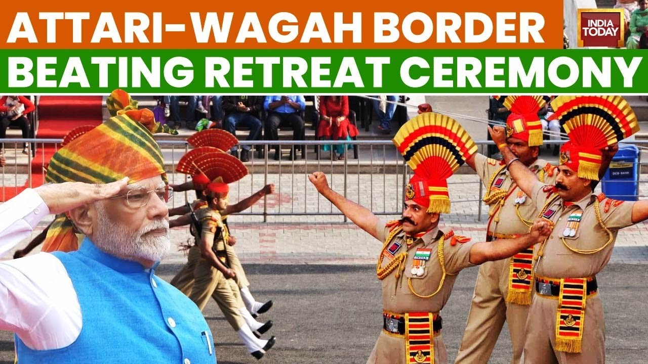 LIVE: Beating Retreat Ceremony | Attari-Wagah Border Beating Retreat Ceremony | India Today News