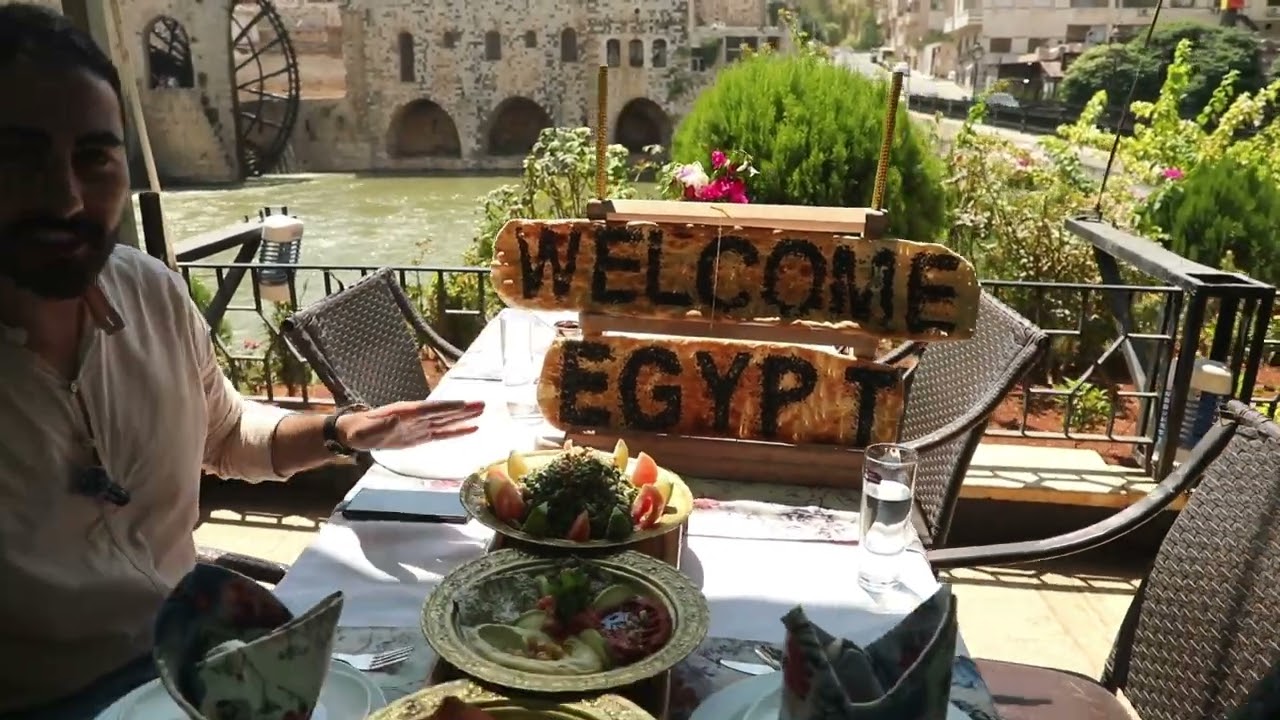استقبال فخم في حماه لشاب مصري بمطعم تراس أفاميا والنتيجة