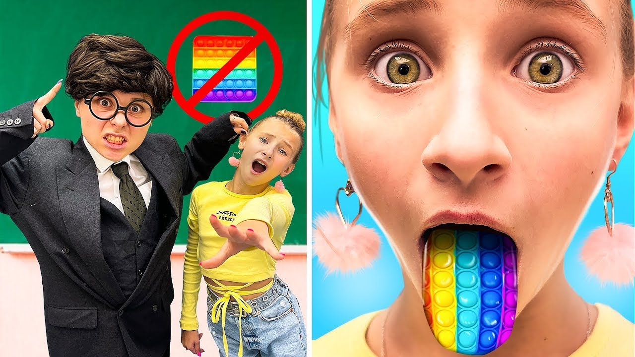 Jak przemycić POP IT do szkoły? 🧩 Szkolne wyzwanie | Miss Nikole Polish