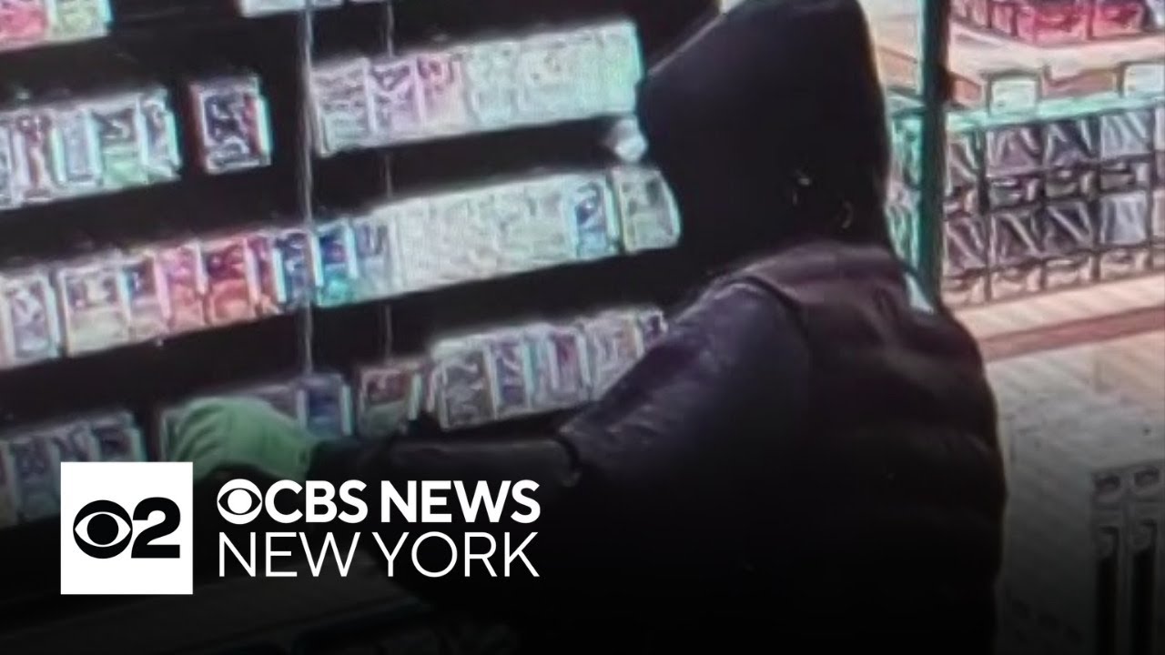 Video shows man slashing American flag outside NYC bar