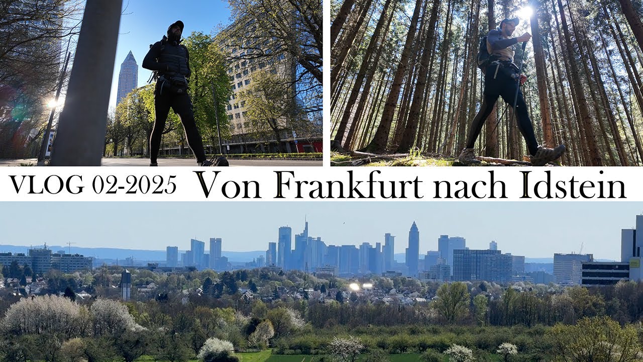 Wander-VLOG 02-2025  - Von Frankfurt nach Idstein