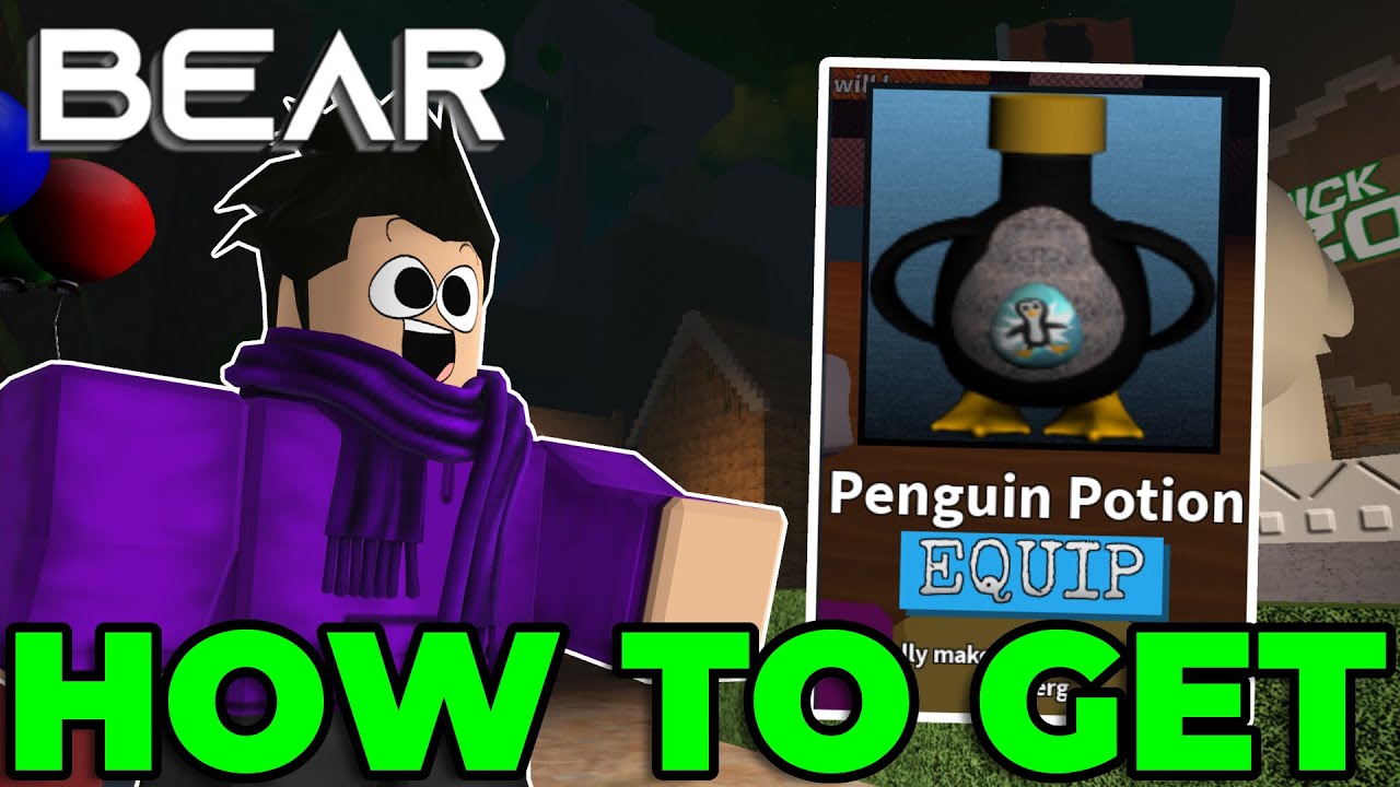 HOW TO GET PENGUIN POTION GEAR IN BEAR ALPHA NEW UPDATE