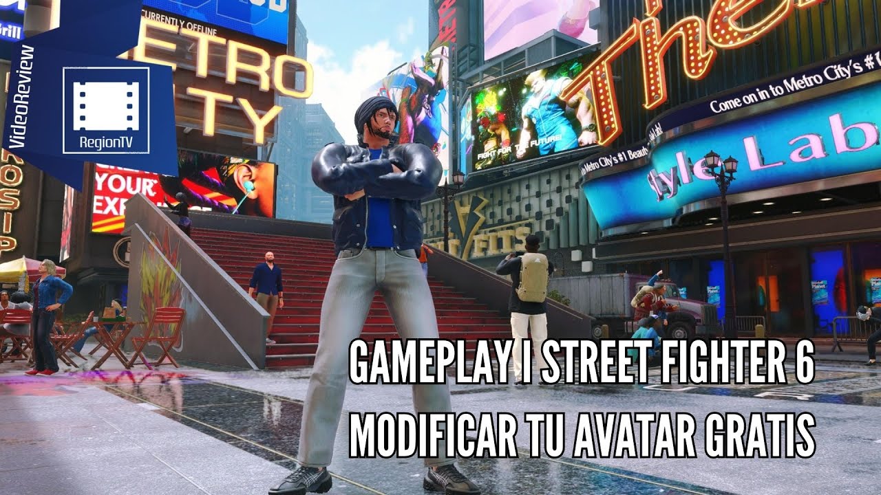 Gameplay l Street Fighter 6 Modificar tu Avatar Gratis
