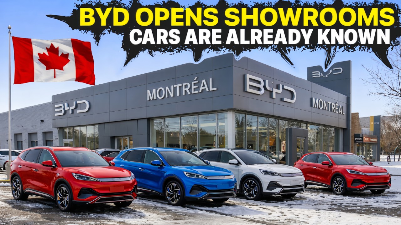 Эти автомобили BYD появятся в канадских автосалонах | Последние новости