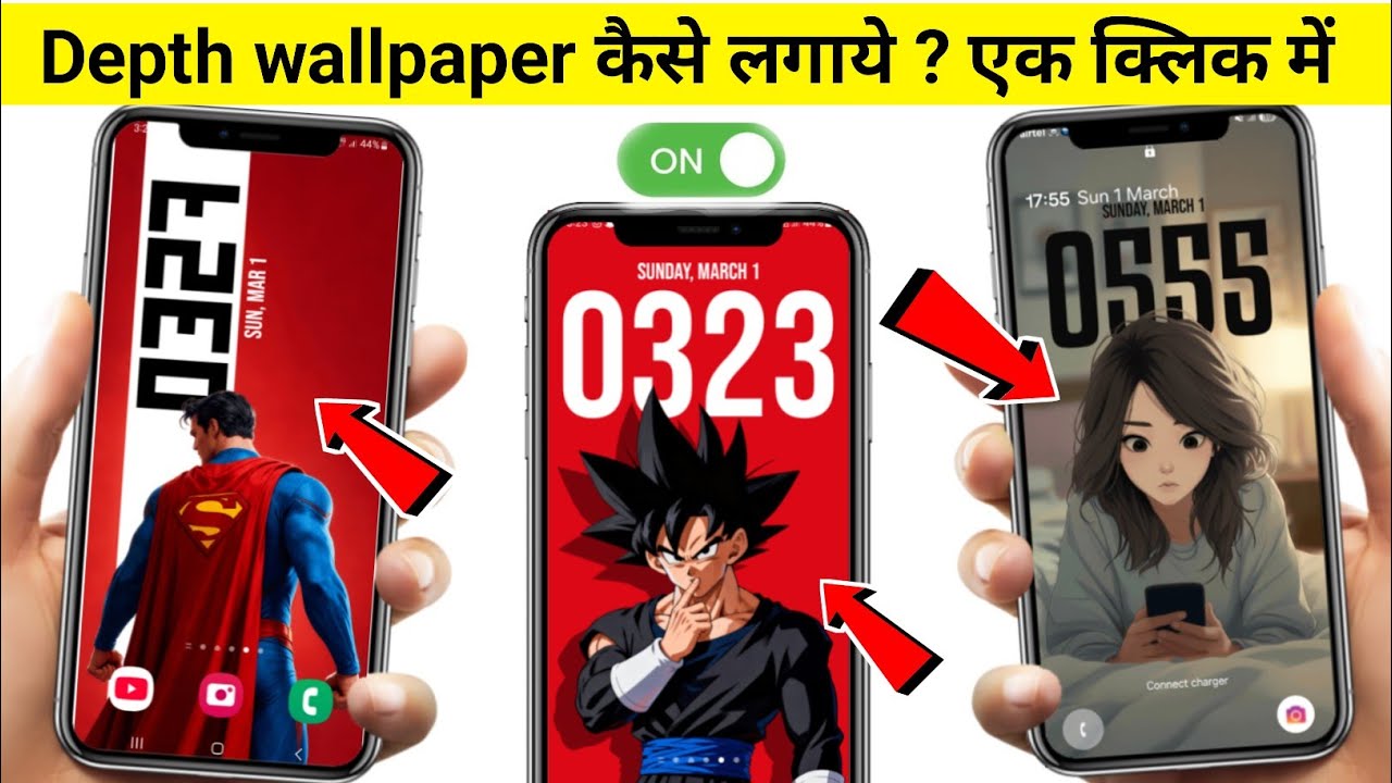 Enable Depth Effect Clock Any Android Phone | How To Get Depth Effect Clock in Android Like iPhone