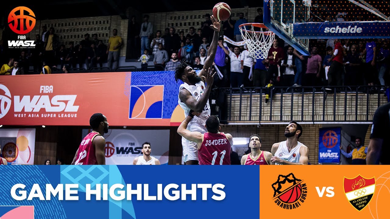 FIBA WASL 23/24 West Asia League | GORGAN VS AL ITTIHAD-AHLI ALEPPO | GAME HIGHLIGHTS