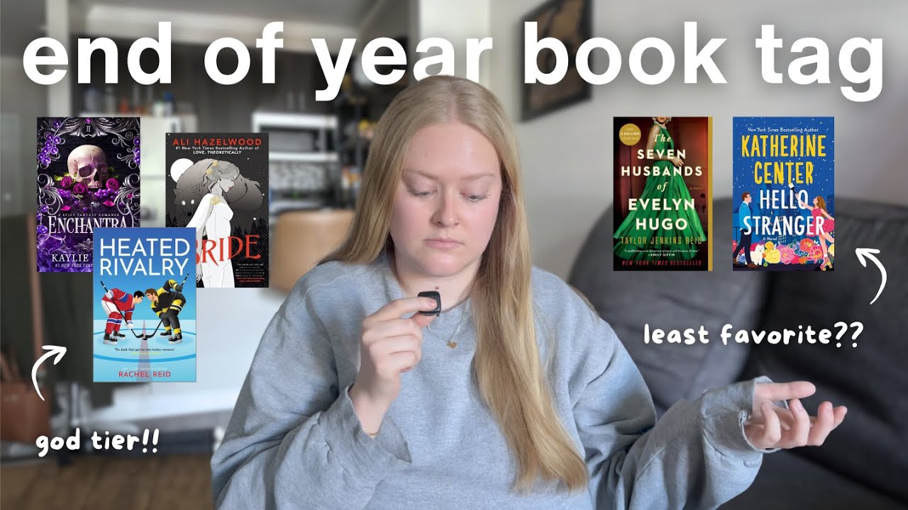 2025 end of year book tag 📚⭐️ overhyped books, best adaptations, favorite cover & more!
