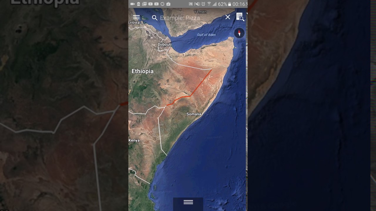 Google Maps Shows Major Somali Town of Caabudwaaq inside Ethiopia in the Somali 5th District
