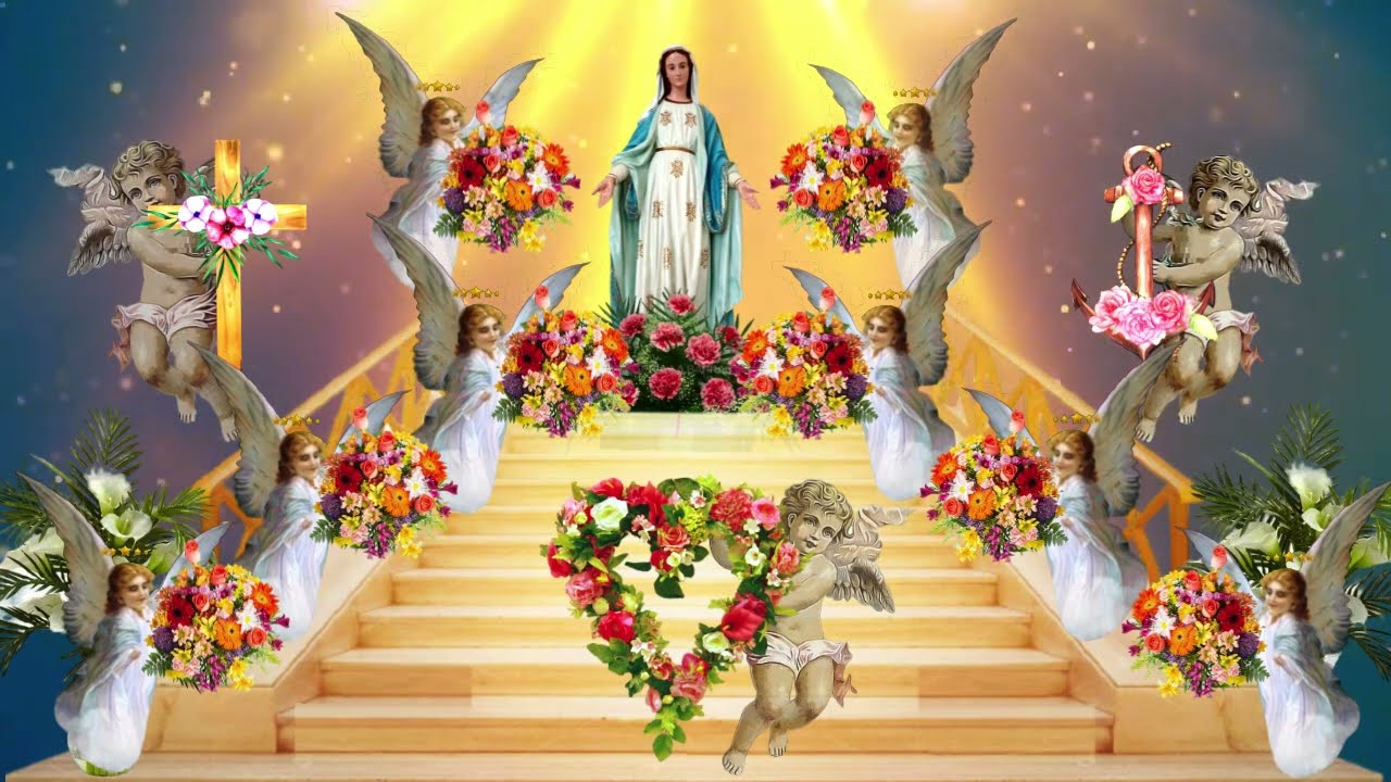 LINDAS FLORES TE OFERTAMOS  (Coroação de Nossa Senhora - Antigas)