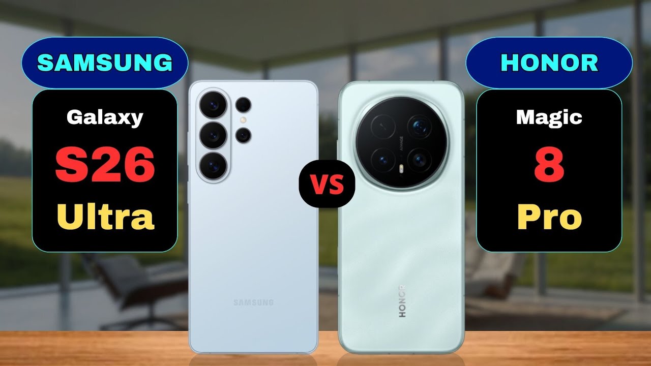 Samsung Galaxy S26 Ultra vs Honor Magic 8 Pro