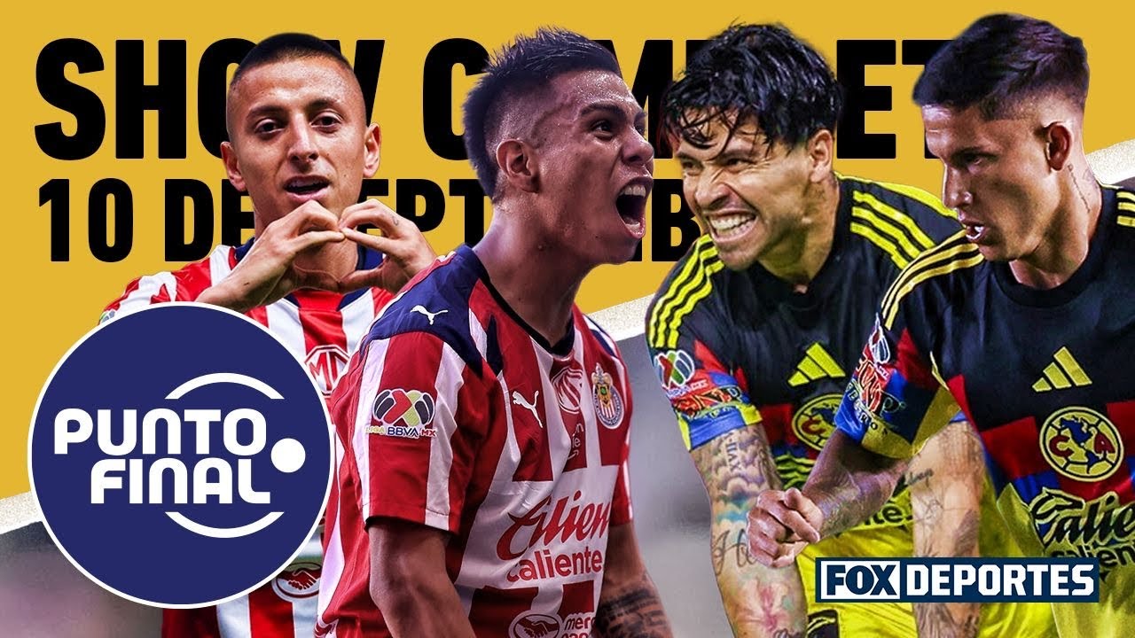 🦅🐐AM&Eacute;RICA vs CHIVAS: se viene el cl&aacute;sico y las &Aacute;GUILAS parten como favoritas | Punto Final EN VIVO