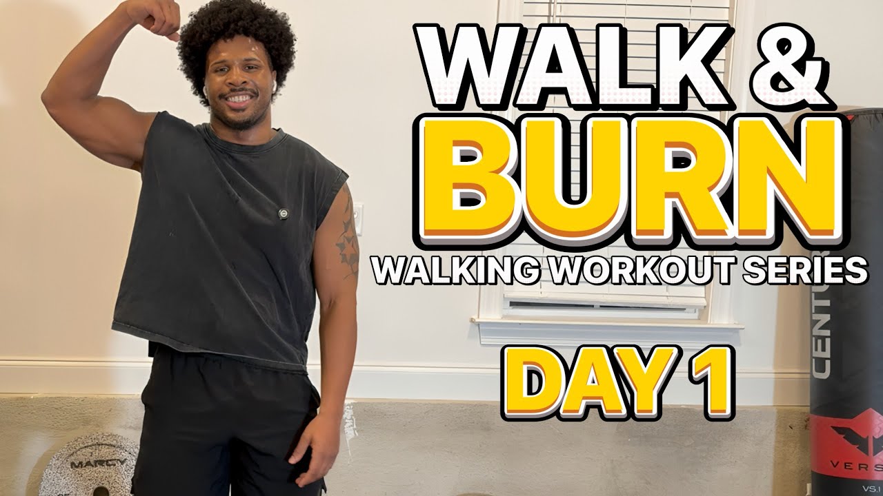WALK & BURN Workout Series: Day 1 | 15 Minute Walking Workout (No Equipment