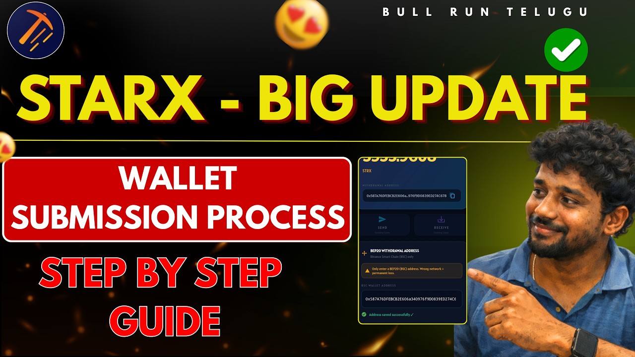 StarX Wallet Submission Process | Step-by-Step Guide | Submit BNB Wallet Safely Before TGE
