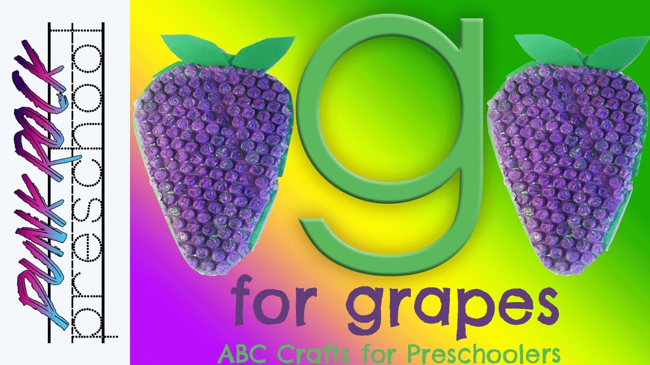Letter G for Grapes | Fun Preschool Crafts for Kids | Best Preschool Activities for Kids