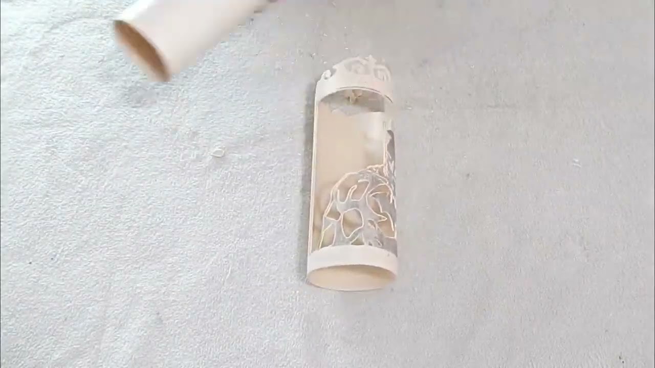 Aprenda fazer uma luminária de pvc