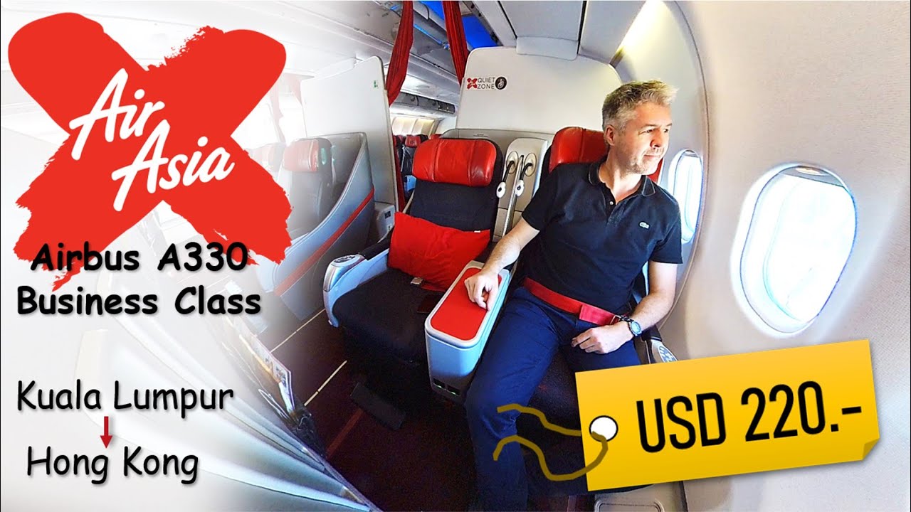 How to fly Business Class on a budget. AIR ASIA X Business Class (Lie Flat)| Flight Review