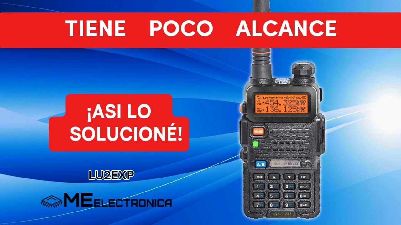 Решение проблемы с питанием передатчика ближнего действия Baofeng UV5R LU2EXP