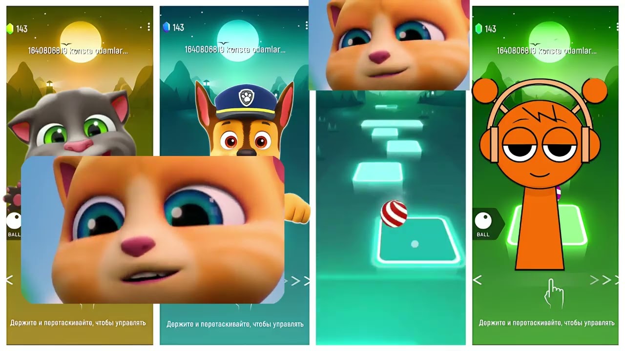 Talking Tom & Friends Tiles Hop Coffin Dance 😱🔥