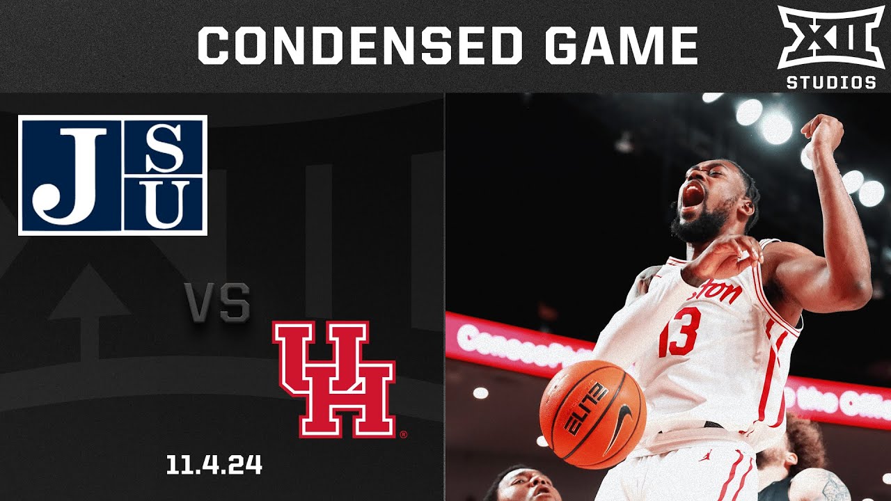 Houston vs  Jackson State Condensed Game | 2024-25 Big 12 Men's Basketball