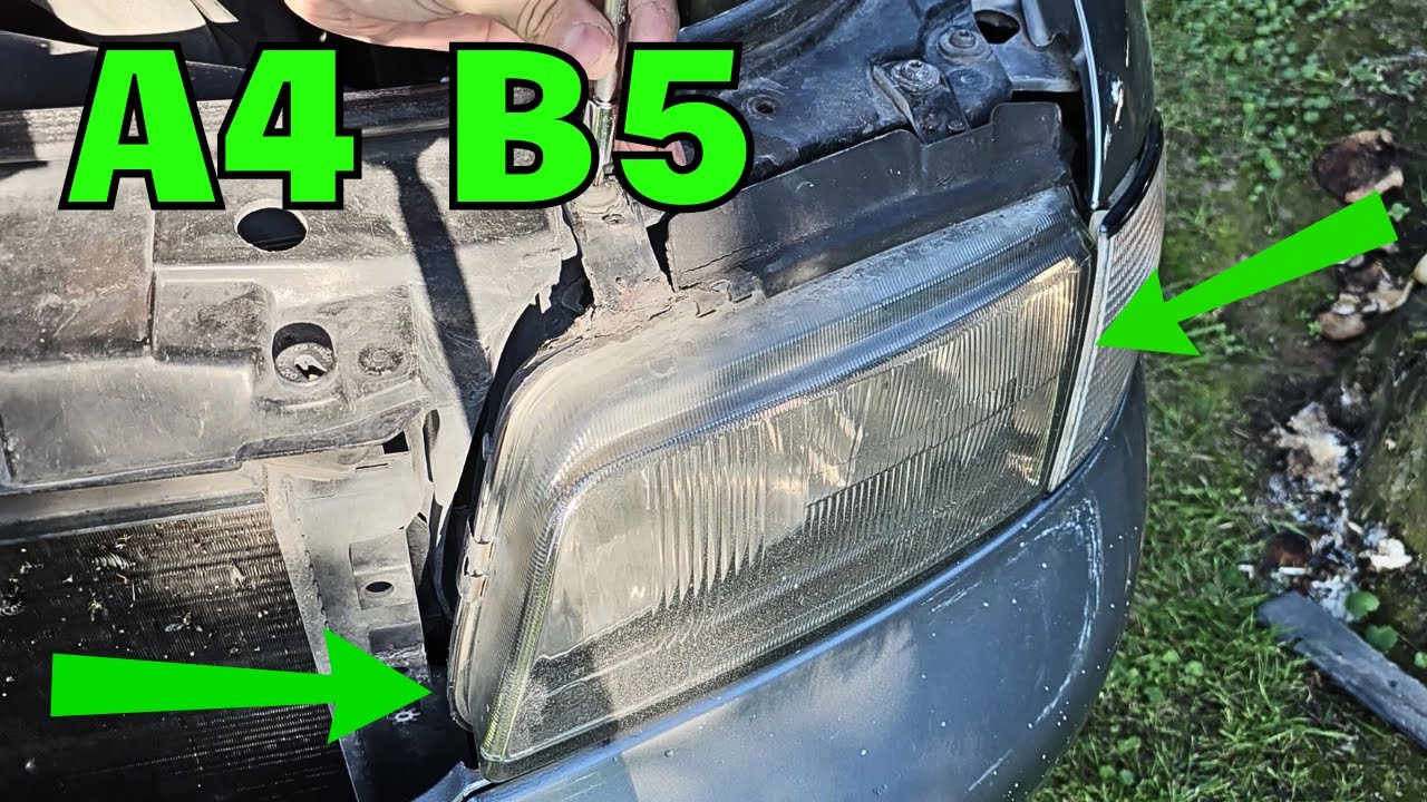 Замена фары Audi A4 B5 | Передняя лампа