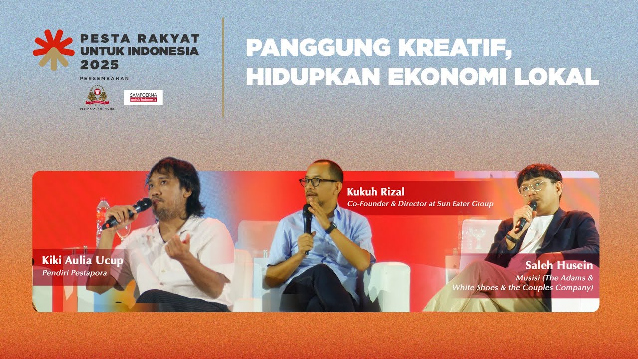 Bincang Karya - Pesta Rakyat untuk Indonesia - Kiki Ucup, Kukuh Rizal, dan Saleh Husein
