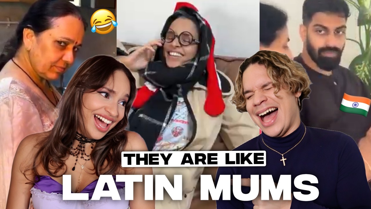 Indian MUMS are WILD! Latinos react to Indian Mums for the first time