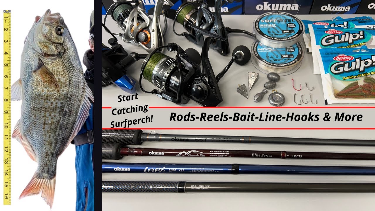 SURF FISHING SETUPS | HOW TO CHOOSE THE RIGHT SALTWATER SETUP - Rods, Reels, Bait, Hooks, etc