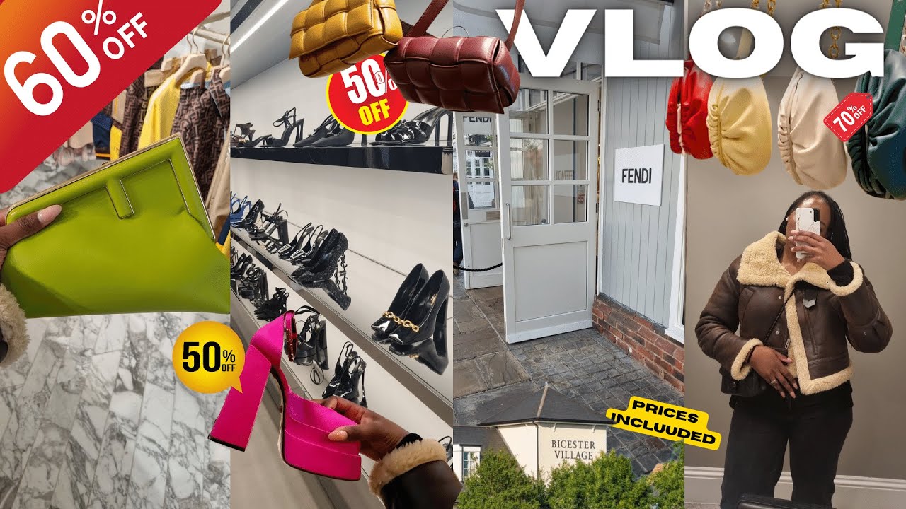 LUXURY SHOPPING AT BICESTER VILLAGE | 30% - 75% OFF | FENDI, BOTTEGA VENETA, PRADA & MORE