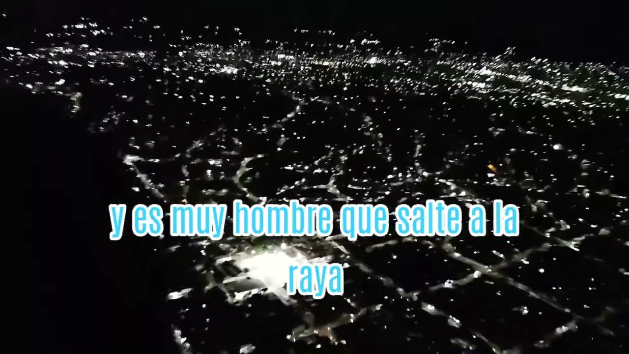 que salte ala raya si es muy hombre