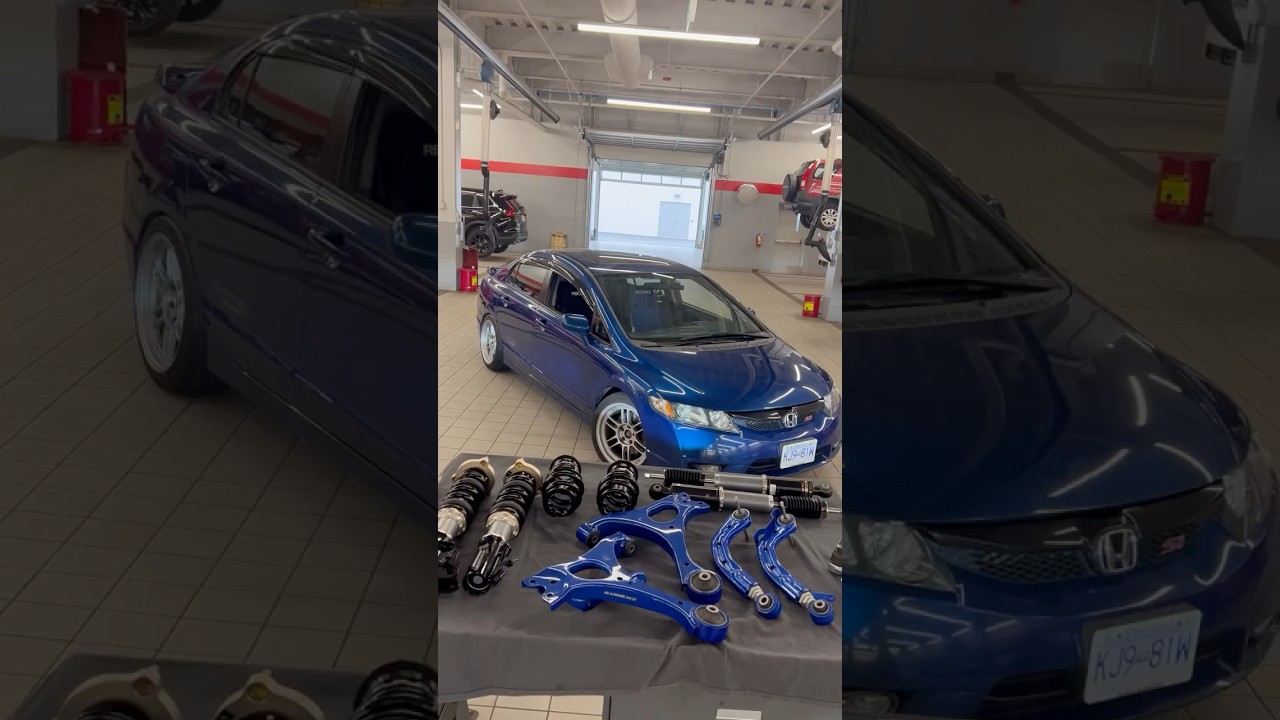 INSTALL - Coilovers and Control arms #8thgen #bcracing #hardrace