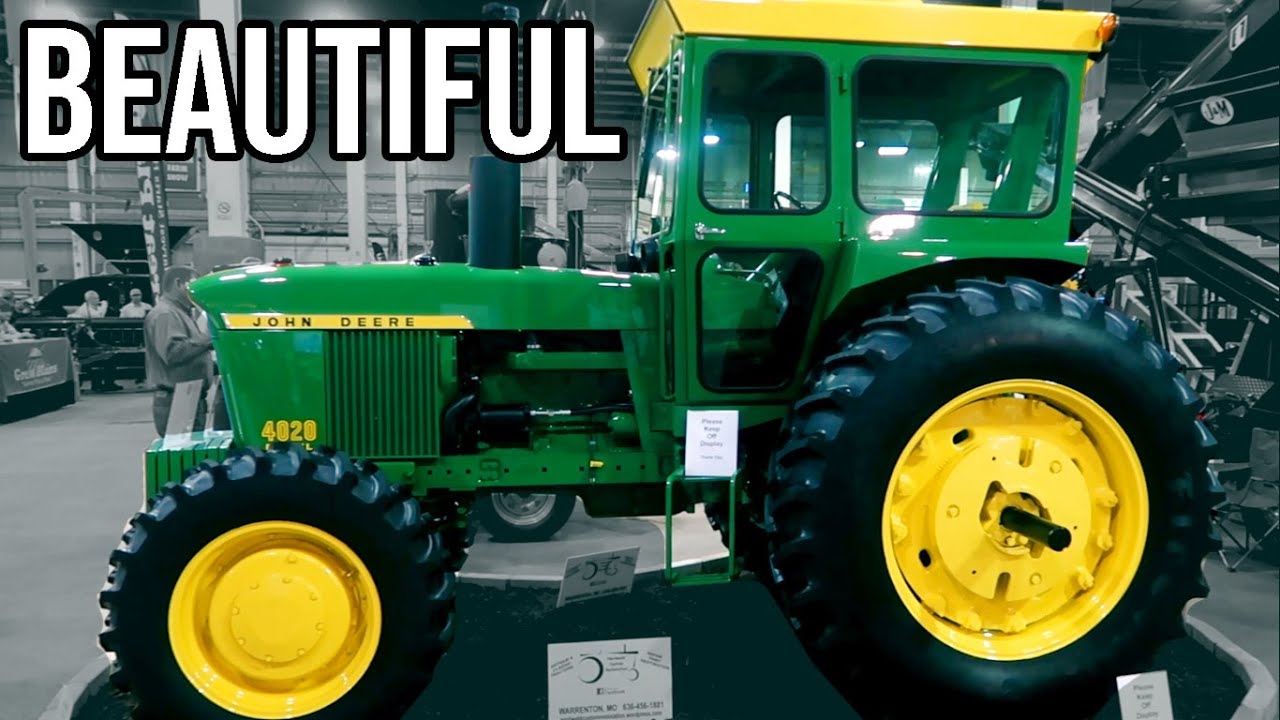 Perfectly Restored John Deere 4020 4wd Cab Tractor