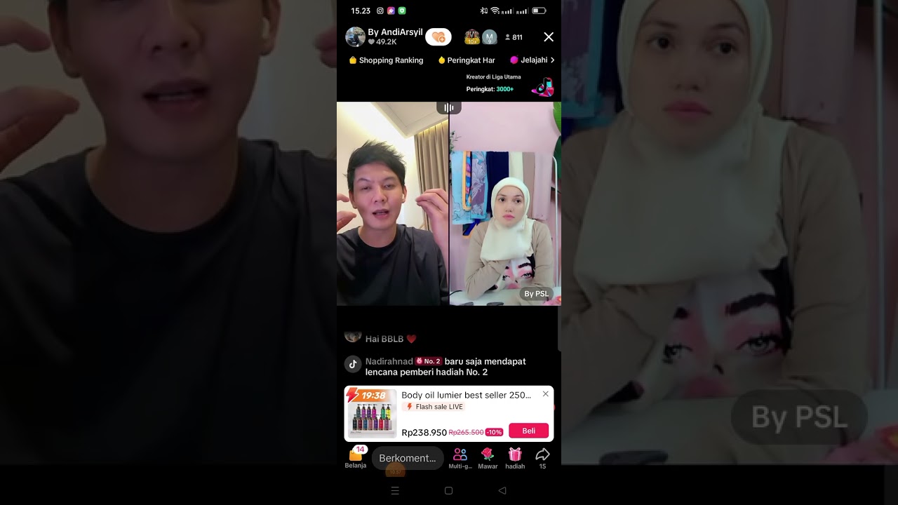 Live BB Lumier Andi Arsyil 23/11/2024 Saturday evening