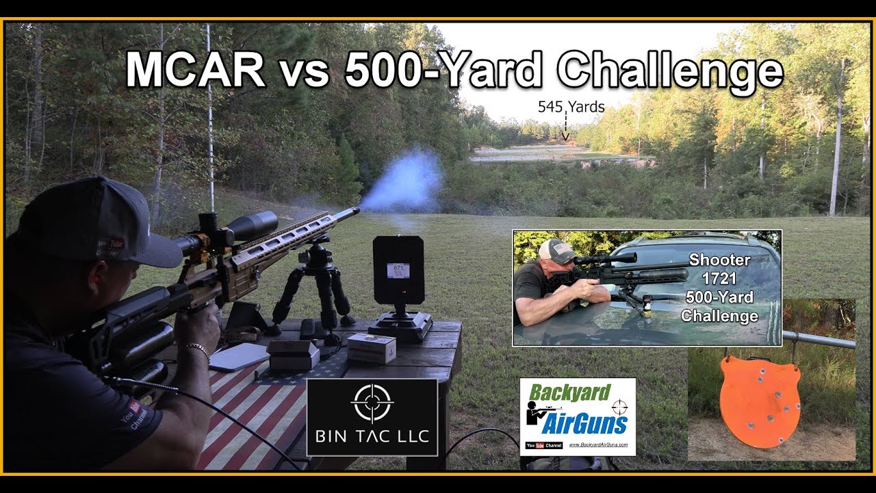 BinTac MCAR 457 vs 500-Yard Air Rifle Challenge from Shooter1721 – Part3 – EP58