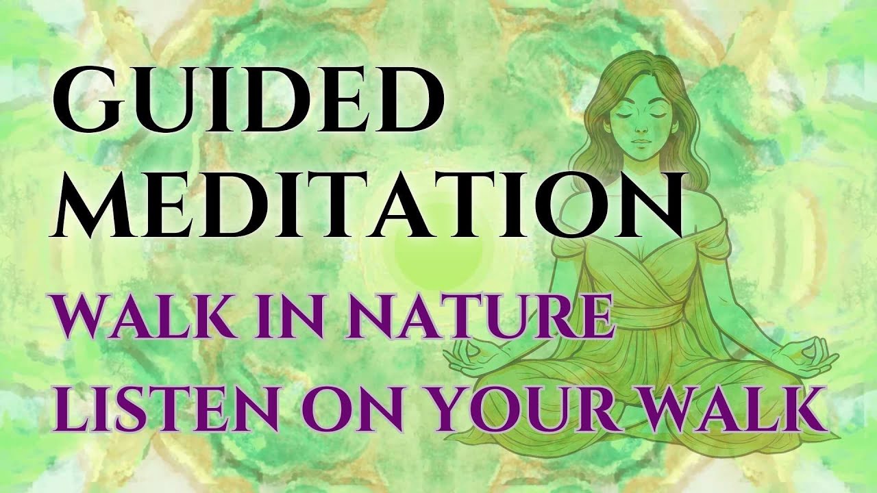 🌿 Подсознательные аффирмации для ходьбы | 10-минутная медитация для прогулки на природе для осанк...