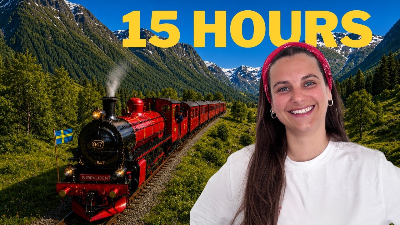 I Spent 15 Hours on Sweden's Overnight Train! 🇸🇪
