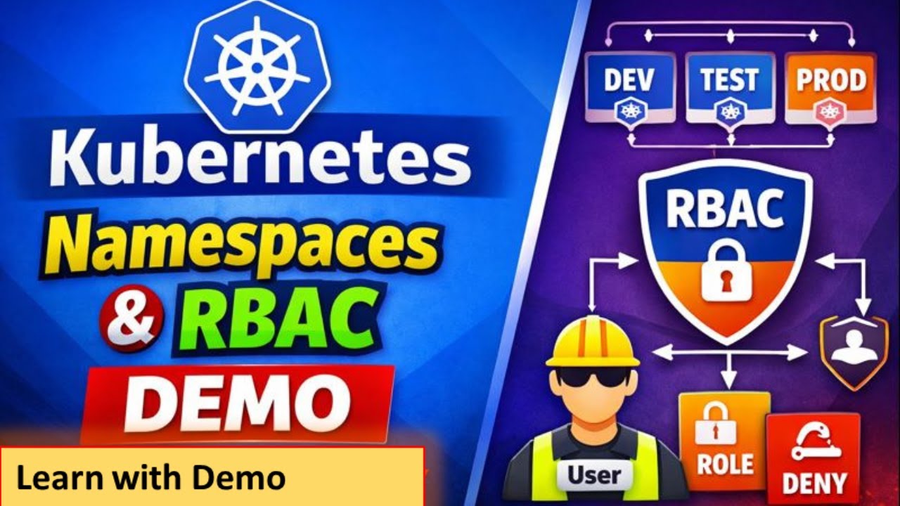 Kubernetes Namespaces & RBAC Explained 🔐 | Step-by-Step Live Demo (Beginner to Advanced) | CKS