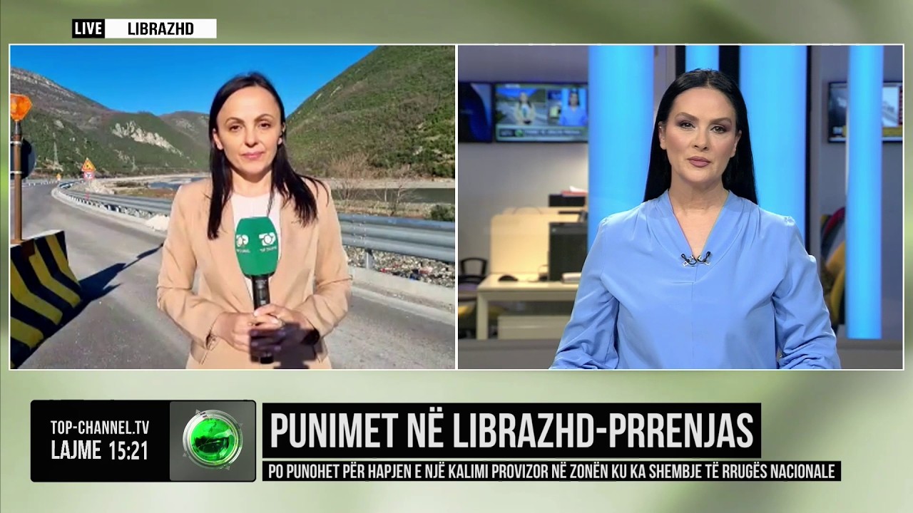 Top Channel/Punimet në Librazhd-Prrenjas, po punohet për hapjen e një kalimi provizor
