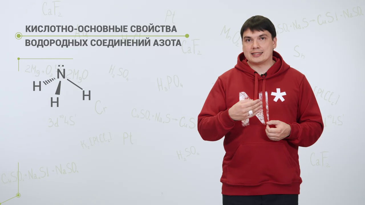 4. 7.  Аммиак, гидразин, гидроксиламин &mdash; основания