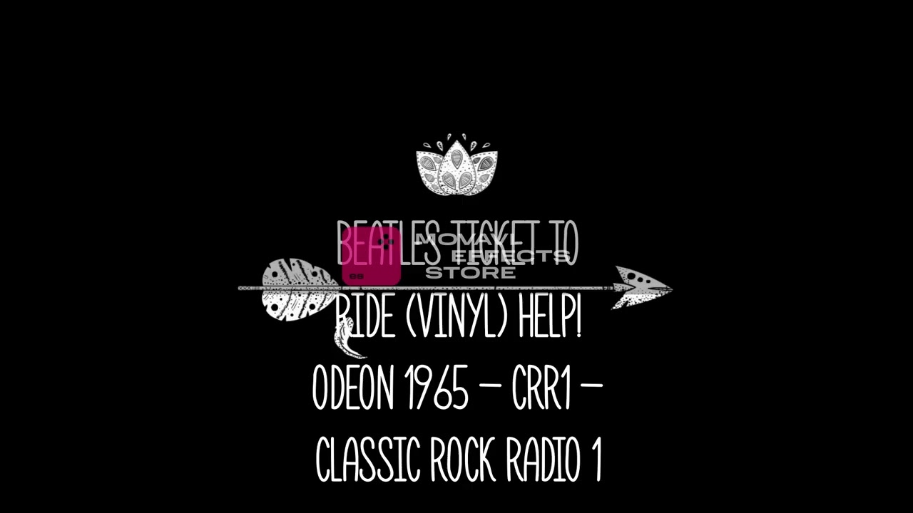 beatles ticket to ride (vinyl) help! odeon 1965 - crr1 - classic rock radio 1