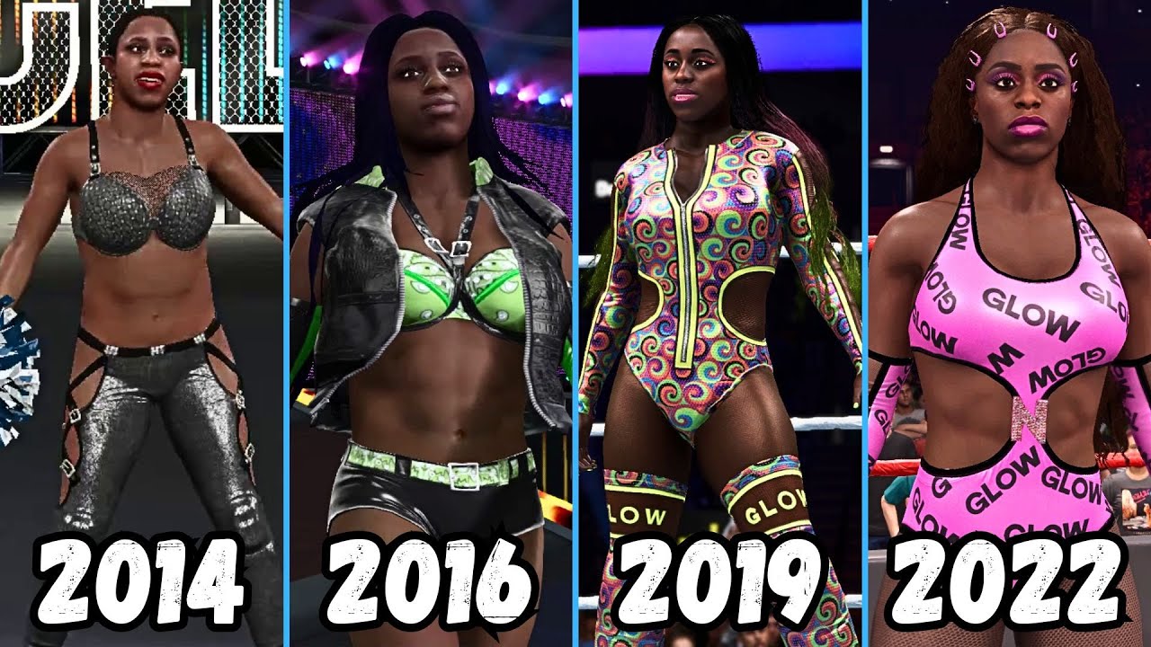 Evolution of Naomi Entrance 2014-2024 - WWE Games