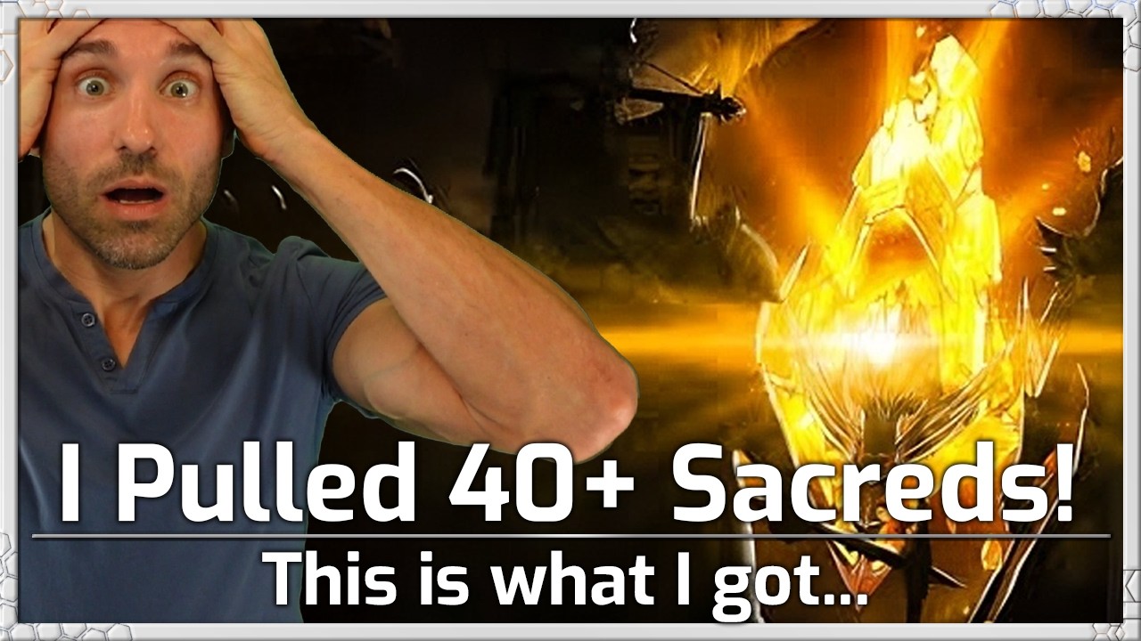 Pulling 40+ Sacreds! And we got some good stuff! - RAID Shadow Legends