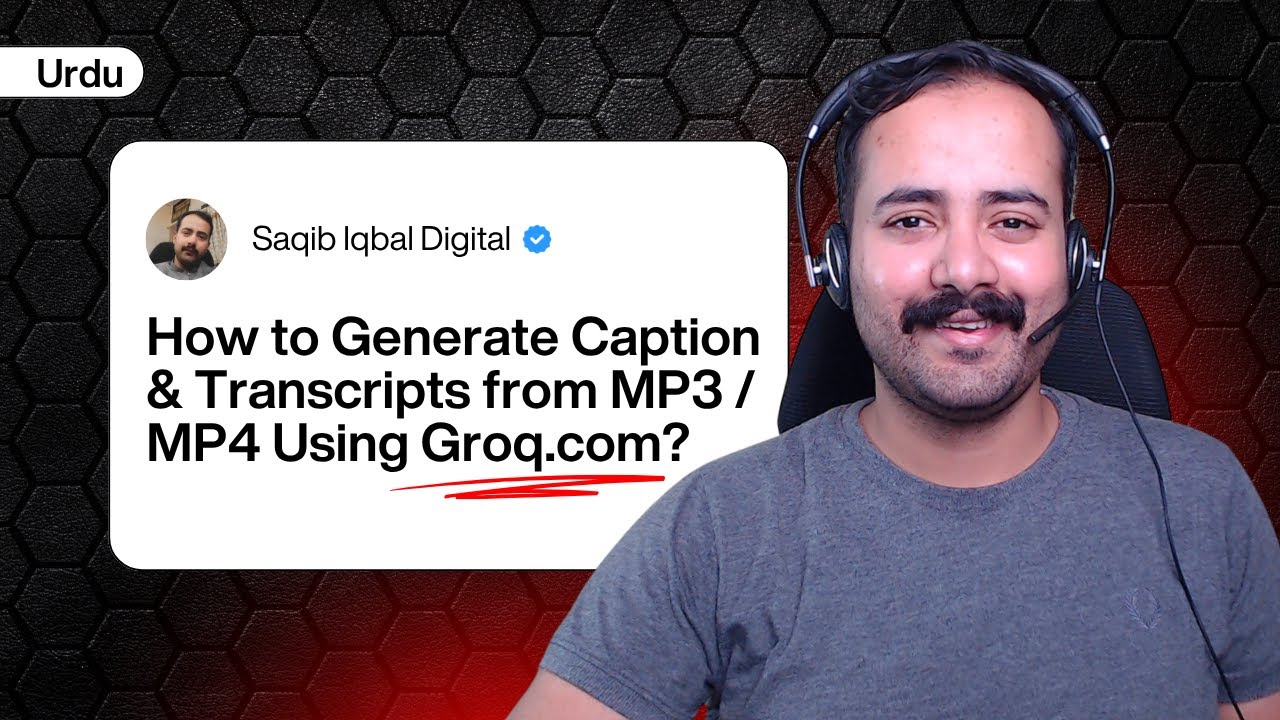How to Generate Captions from MP3 / MP4 Using Groq?