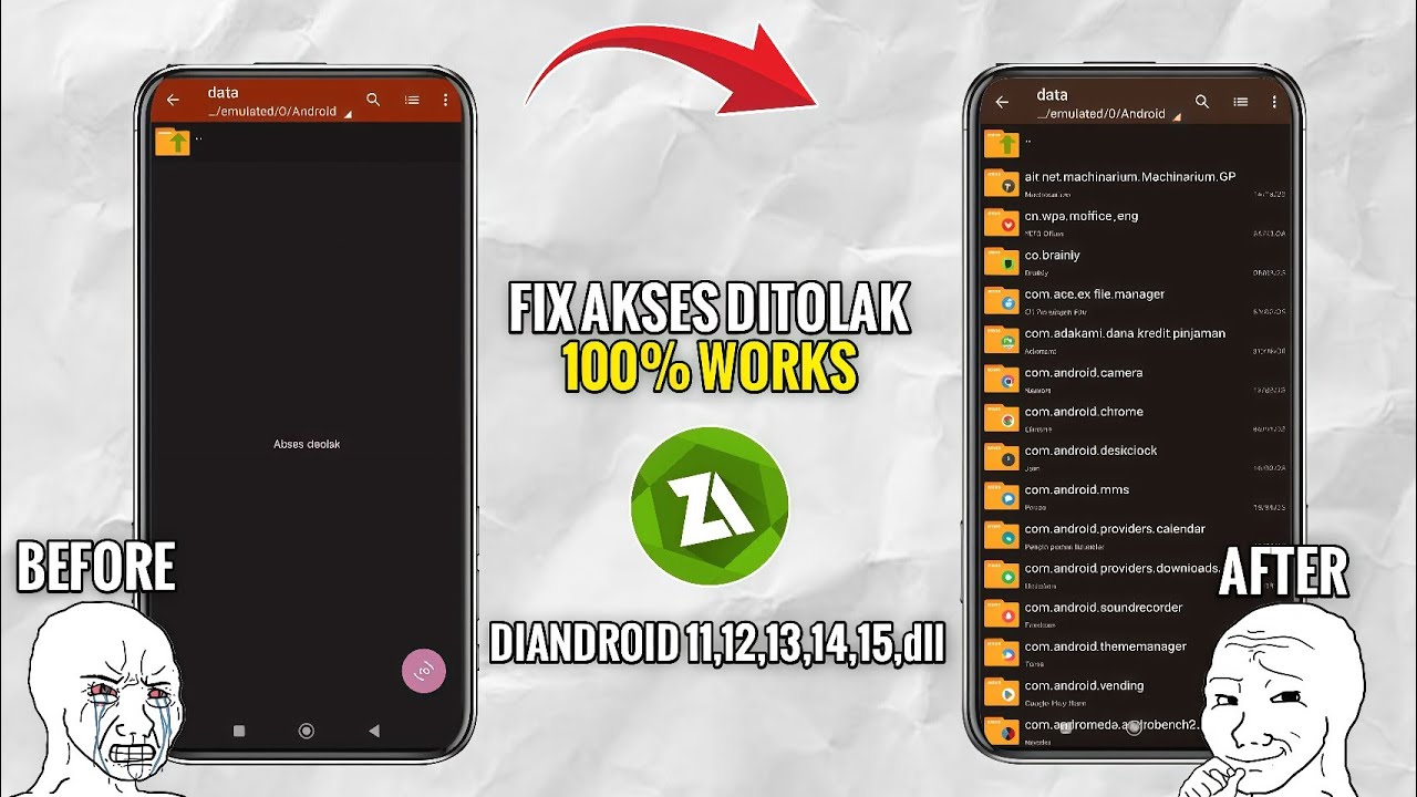 Cara Akses Folder Data Di Zarchiver Terbaru 2026 Untuk Akses Yang Di Tolak 