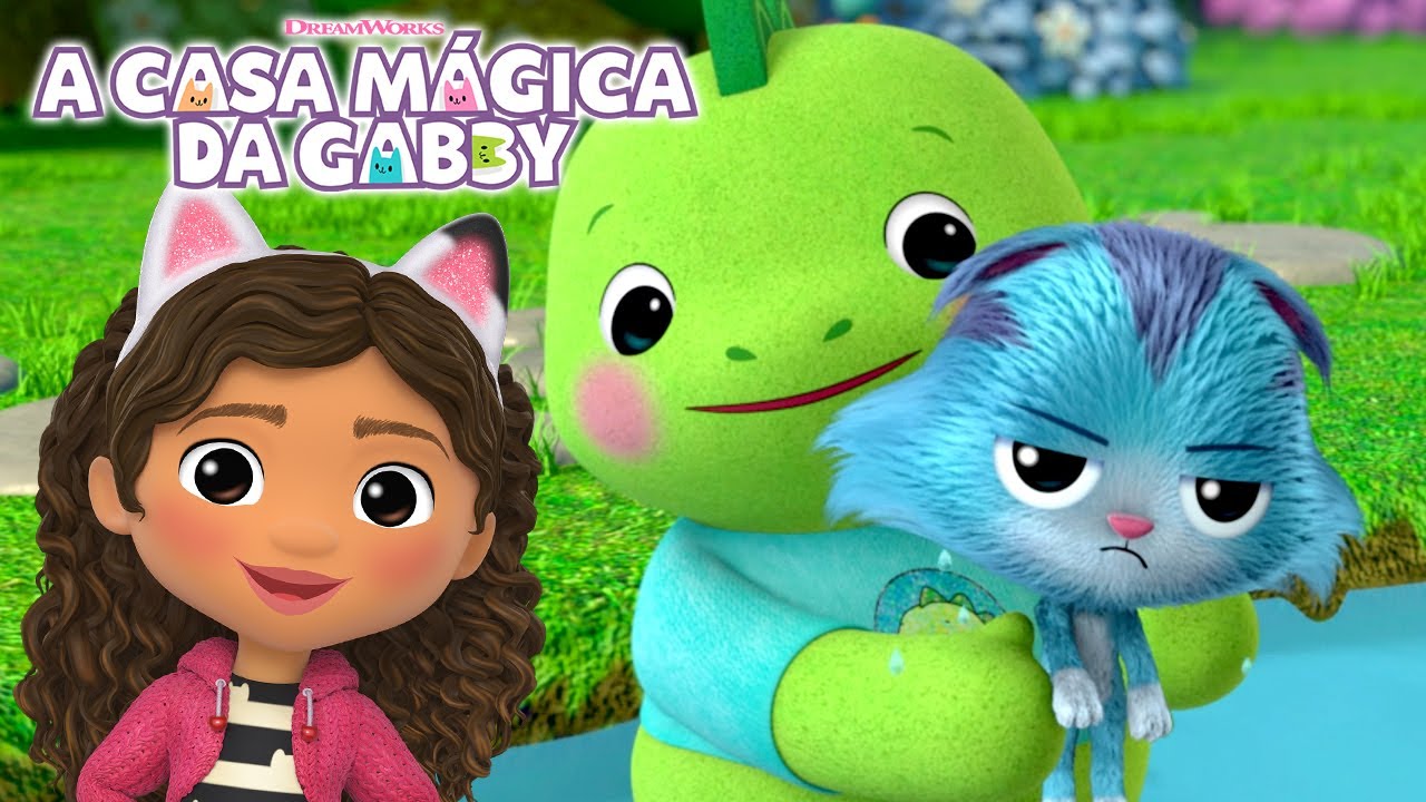 Os Gatos da Gabby Criam um Dinossauro | A CASA M&Aacute;GICA DA GABBY | Netflix