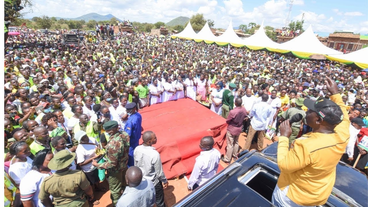 LIVE: DP RUTO TAKES KENYA KWANZA GOSPEL TO NGARA