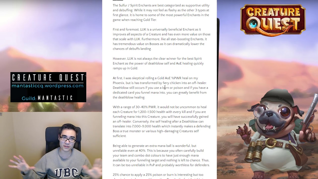 [Creature Quest] Enchanting Guide