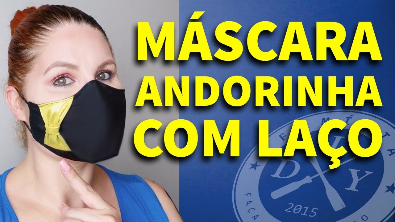 ANDORINHA DE LAÇO MÁSCARA DE PROTEÇÃO - FAMÍLIA DIY