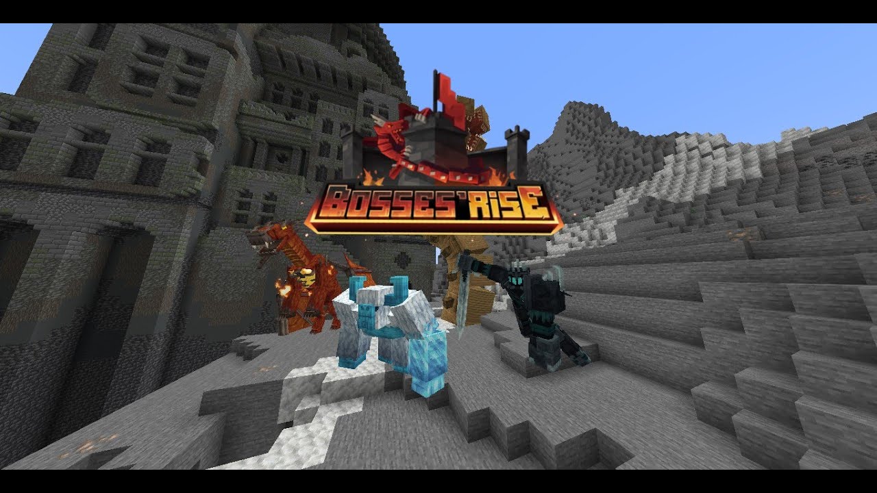 Overview of the mod Bosses'Rise version 1.20.1