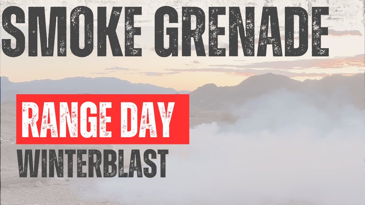 Range Day Smoke Device Testing  at Winterblast